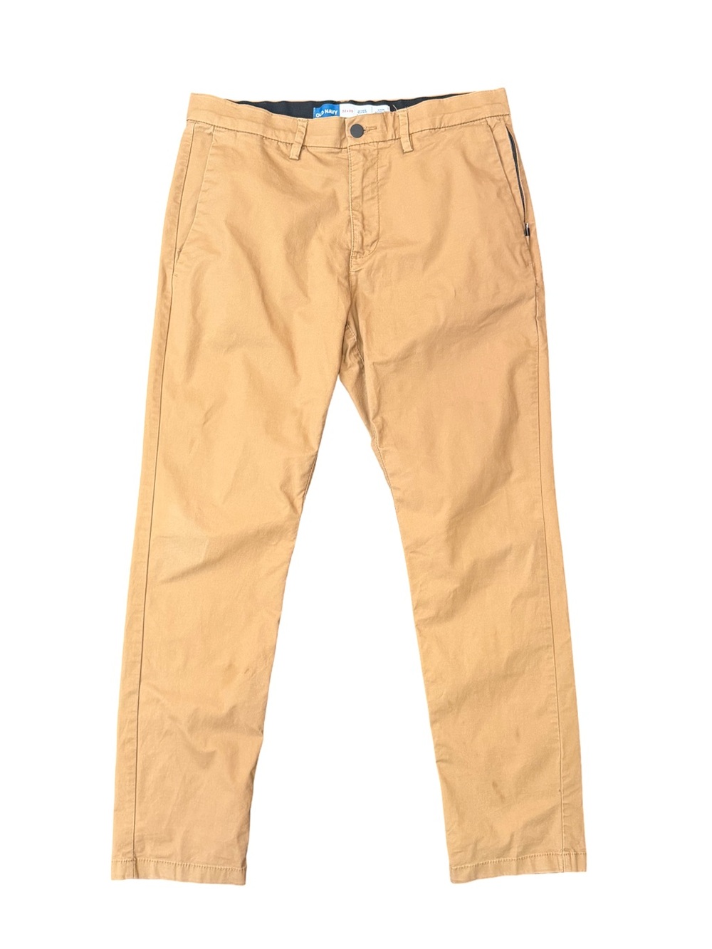 Old Navy Men's Khaki Straight Chinos - Tan